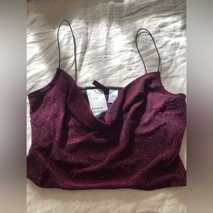 Sparkly crop top